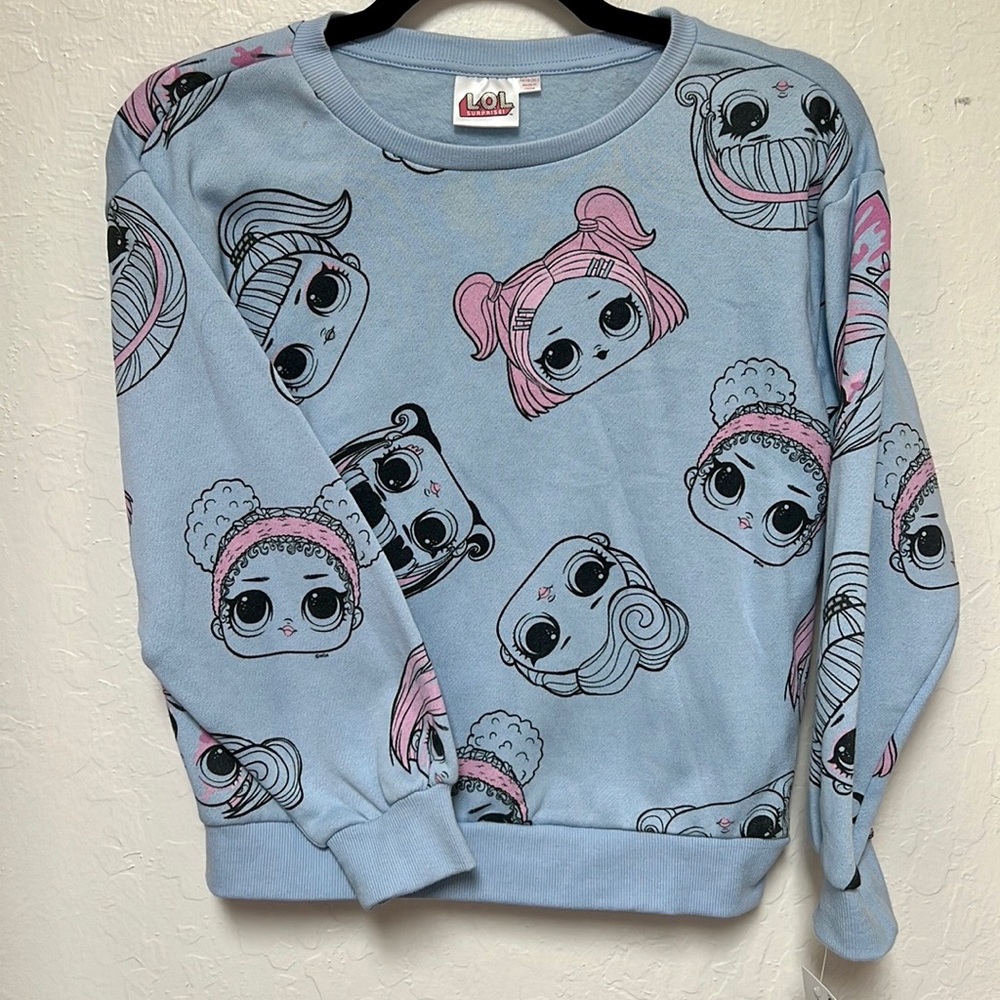 L.O.L SURPRISE NWT Periwinkle Sweater Size XL 14/16